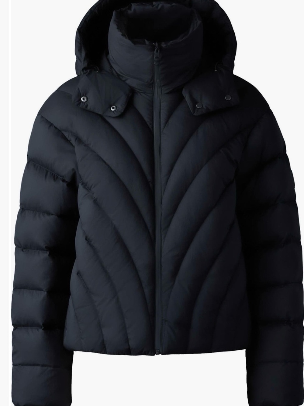 Mackage Hope 750 Black Puffer Jacket with Hood - Woman’s Medium